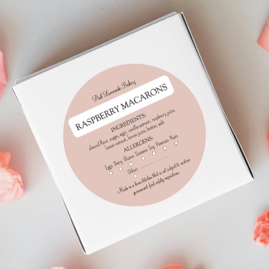 原材料コテージ法製品ラベル ラウンドシール