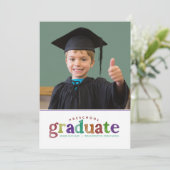 原水色プレスクール絵を描卒業生 招待状 (スタンド正面)