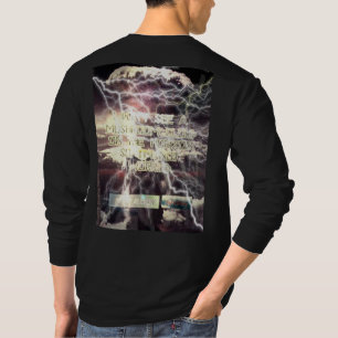 原爆の長袖黒シャツ Tシャツ