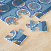 原生の海パターン ジグソーパズル (側面)