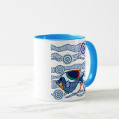 原生の魚のマグ マグカップ (正面右)