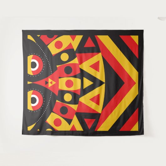 原生部族 タペストリー (正面(横))