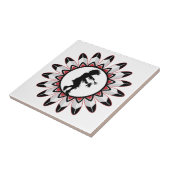 原産のアメリカインディアンのダンス タイル (側面)