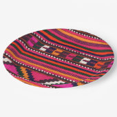 原産のアメリカインディアンのピンクの質のデザイン ペーパープレート (アングル)