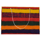 原産のアメリカインディアンの虹色 ラージペーパーバッグ