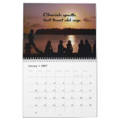 原産のアメリカインディアンの諺 カレンダー (1月 2027)