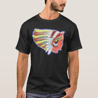 原産のアメリカインディアンの責任者 Tシャツ