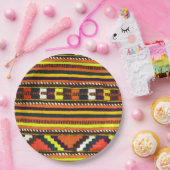 原産のアメリカインディアンの黄色いデザイン ペーパープレート (パーティー)