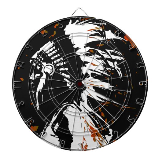 原産のアメリカインディアン ダーツボード (正面)