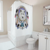 原産のインドのオオカミの精神 シャワーカーテン (インサイチュ)