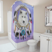 原産のインドのオオカミの精神 シャワーカーテン (インサイチュ)