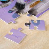 原産のインドのオオカミの精神 ジグソーパズル (側面)