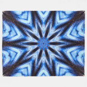 原産のシャーマンの宇宙車輪 フリースブランケット (正面(横))