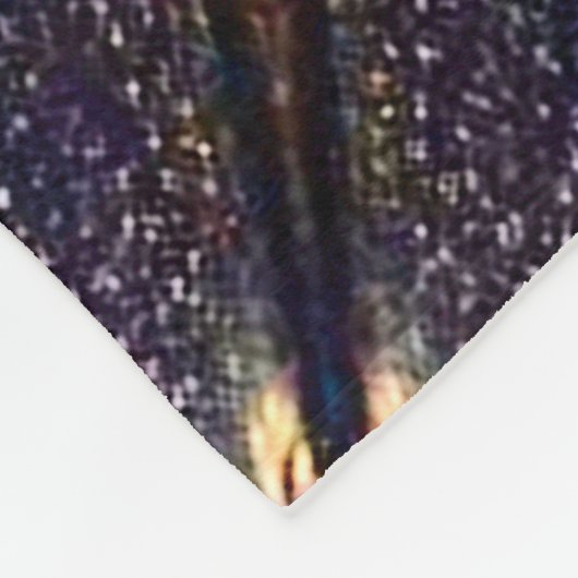 原産のシャーマンの宇宙車輪 フリースブランケット (角)