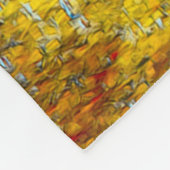 原産のショショーニ族の日曜日の精神の砂の曼荼羅の芸術 フリースブランケット (角)