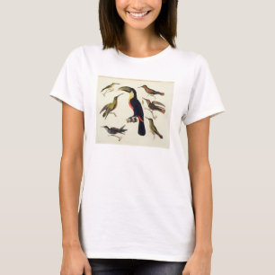 原産の鳥、Toucan (中心)を含む、Amazo Tシャツ