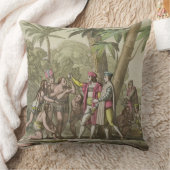 原産のAmeriを持つクリストファー・コロンブス(1451-1506年) クッション (ブランケット)