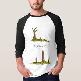 原産地菌類/リチェンラグランTシャツ Tシャツ