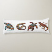 原画スタイルの部族動物 ボディピロー (裏面)