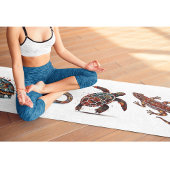 原画スタイルの部族動物 ヨガマット