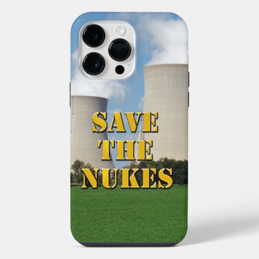 原発を守れ iPhoneケース (裏面)
