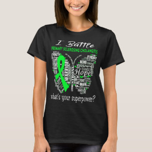 原発性硬化性胆管炎認識度月部肋骨 Tシャツ