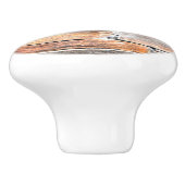 原石の自然石の岩型 セラミックノブ (側面)