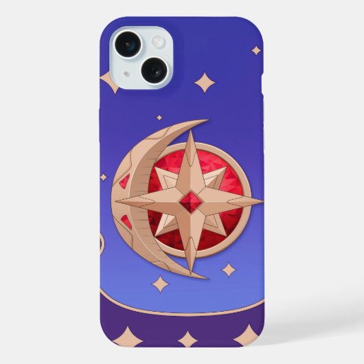 原神モナ iPhoneケース (裏面)