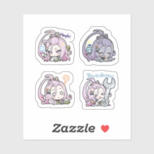 原神 Aino 4枚ステッカーシート