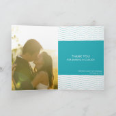 原稿があるコラージュ%PIPE%の結婚のサンキューカード サンキューカード (内部)