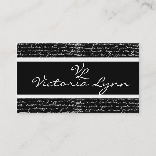 原稿がある 名刺 (正面)