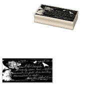 原稿とレイベン ラバースタンプ (押印)