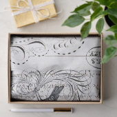 原稿のデジタルコラージュのDecoupageのティッシュペーパー 薄葉紙 (ギフト)