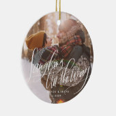 原稿の休日のオーナメントをずっと笑わせること セラミックオーナメント (右)