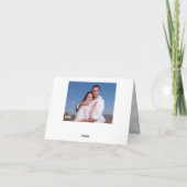 原稿の写真-郵便はがきありがとう サンキューカード (裏面)