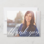 原稿の大学院の写真はメッセージカード感謝していしています サンキューカード (正面)