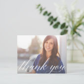 原稿の大学院の写真はメッセージカード感謝していしています サンキューカード (スタンド正面)