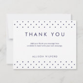 原稿の大学院の写真はメッセージカード感謝していしています サンキューカード (裏面)