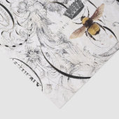 原稿の蜂のDecoupageのティッシュペーパー 薄葉紙 (詳細)