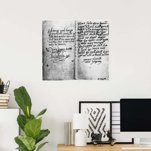 原稿の1ページ ポスター (ホームオフィス)