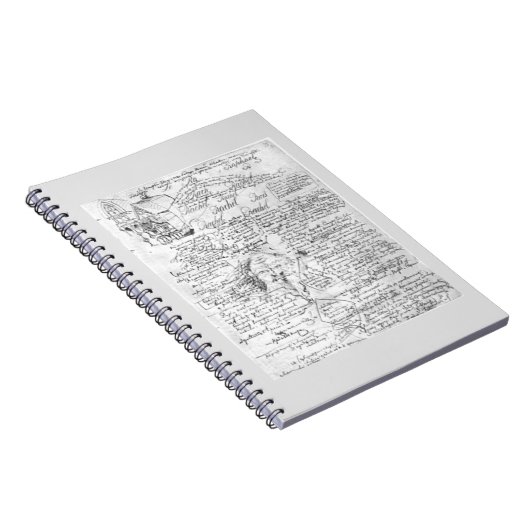 原稿ページ、フィヨドル・ドストエフスキーの小説デモンズ ノートブック (右側)