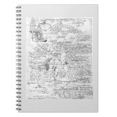 原稿ページ、フィヨドル・ドストエフスキーの小説デモンズ ノートブック (正面)