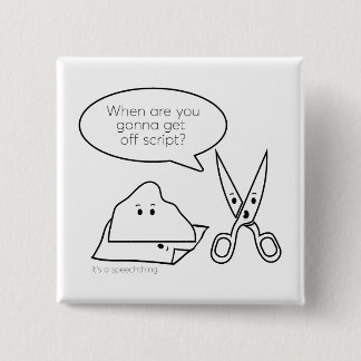 原稿ボタンを離れて 缶バッジ