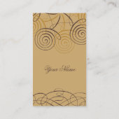 原稿及び書道の名刺 名刺 (裏面)