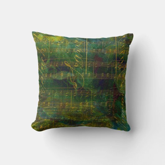 原稿抽象芸術 クッション (正面)