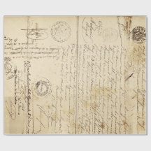 原稿文書の家具のDecoupageの紙