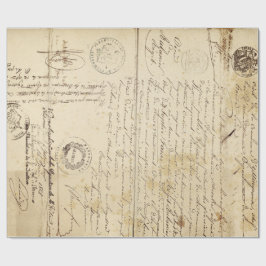 原稿文書の家具のDecoupageの紙 ラッピングペーパー