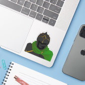 原稿用紙037 シール (ノートパソコンとiPhone)