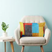 原色での構成 ランバークッション (椅子)