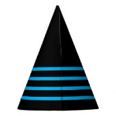 原色のおもちゃの積み木 パターンプリントP パーティーハット (裏面)